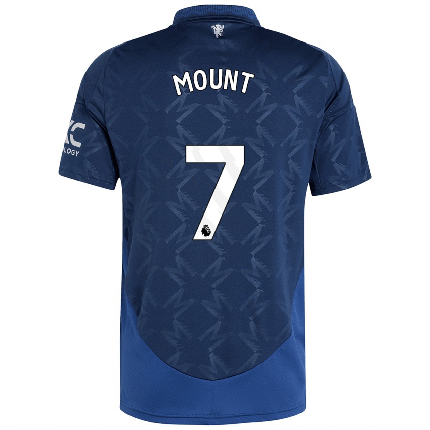 Criança Camisola Mason Mount #7 Índigo Alternativa 2024/25 Camisa