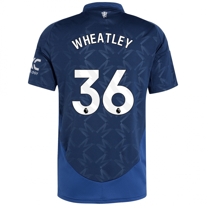 Criança Camisola Ethan Wheatley #36 Índigo Alternativa 2024/25 Camisa