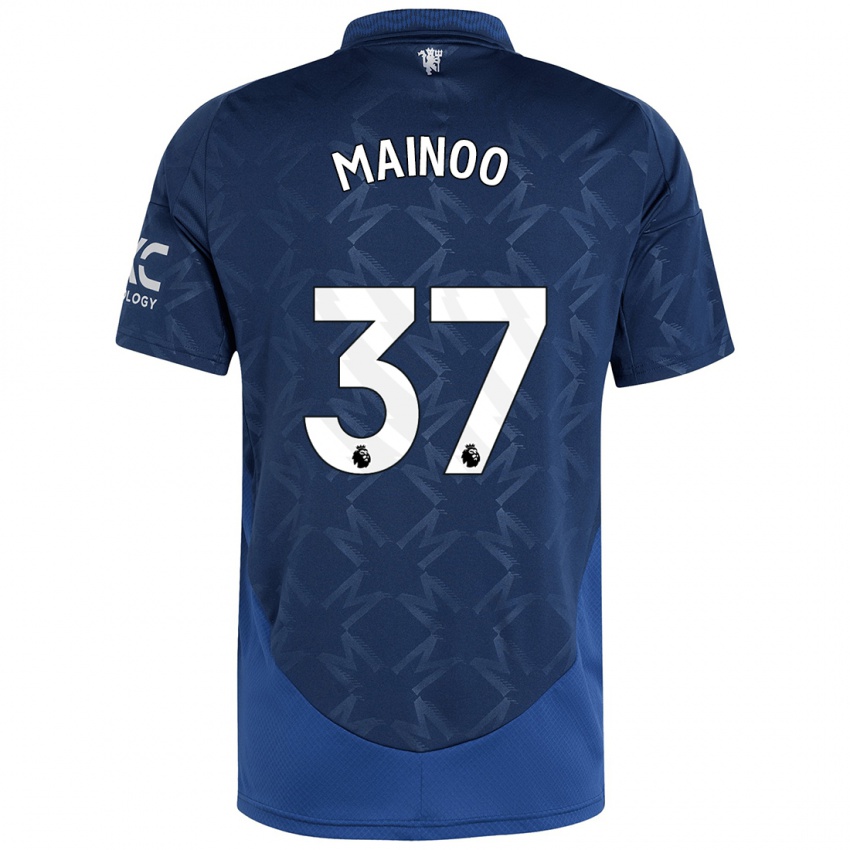 Criança Camisola Kobbie Mainoo #37 Índigo Alternativa 2024/25 Camisa