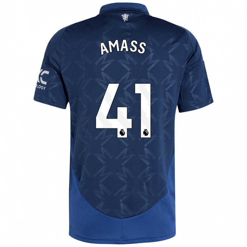 Criança Camisola Harry Amass #41 Índigo Alternativa 2024/25 Camisa