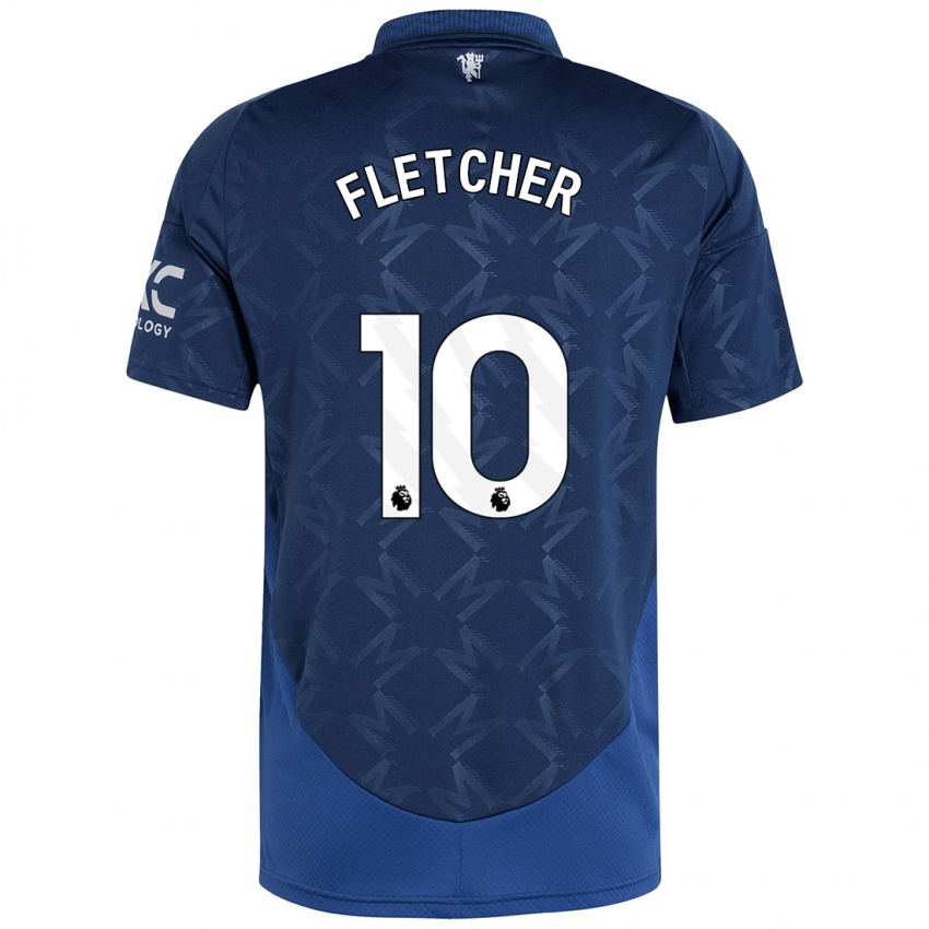 Criança Camisola Jack Fletcher #10 Índigo Alternativa 2024/25 Camisa