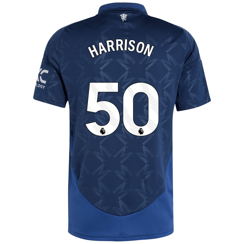 Criança Camisola Elyh Harrison #50 Índigo Alternativa 2024/25 Camisa