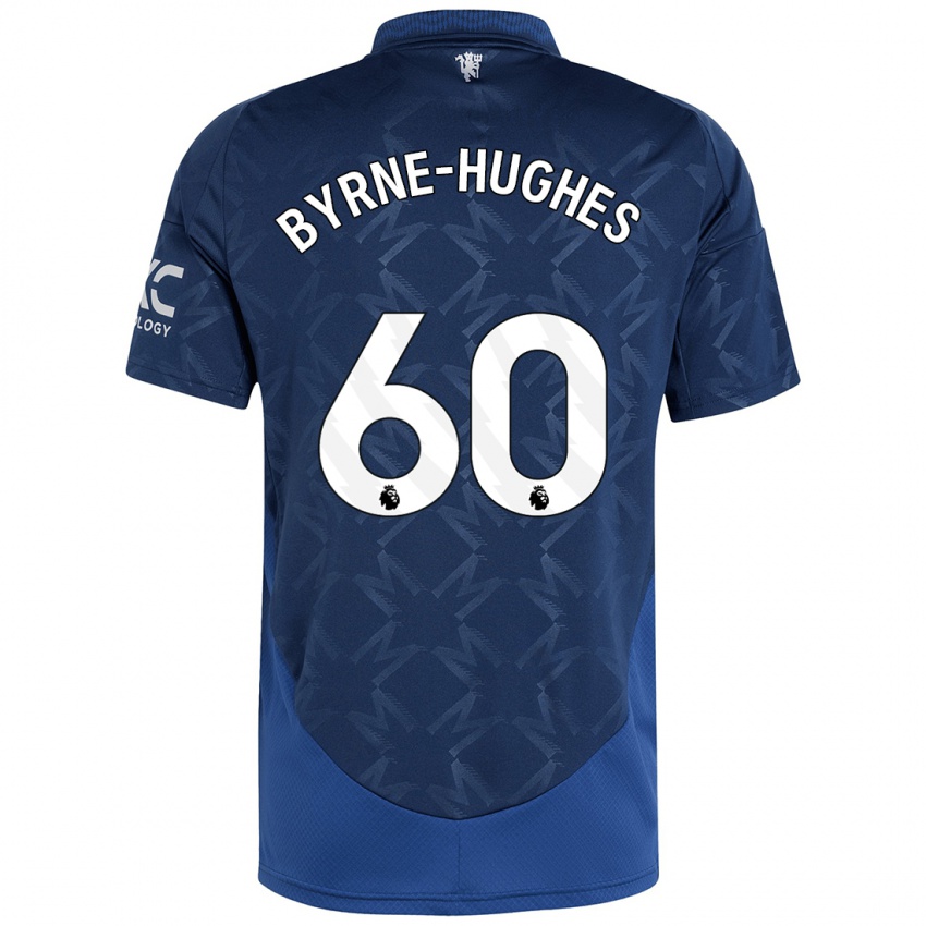 Criança Camisola Cameron Byrne-Hughes #60 Índigo Alternativa 2024/25 Camisa