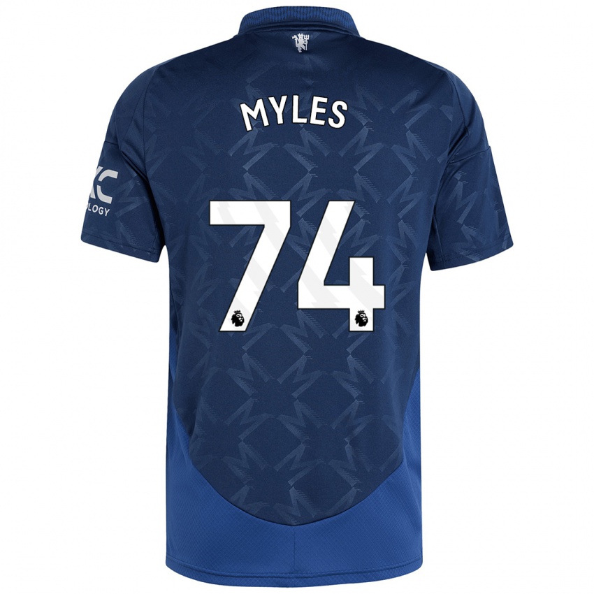 Criança Camisola Tom Myles #74 Índigo Alternativa 2024/25 Camisa