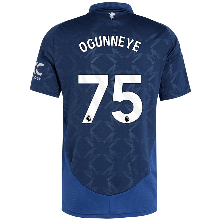 Criança Camisola Habeeb Ogunneye #75 Índigo Alternativa 2024/25 Camisa