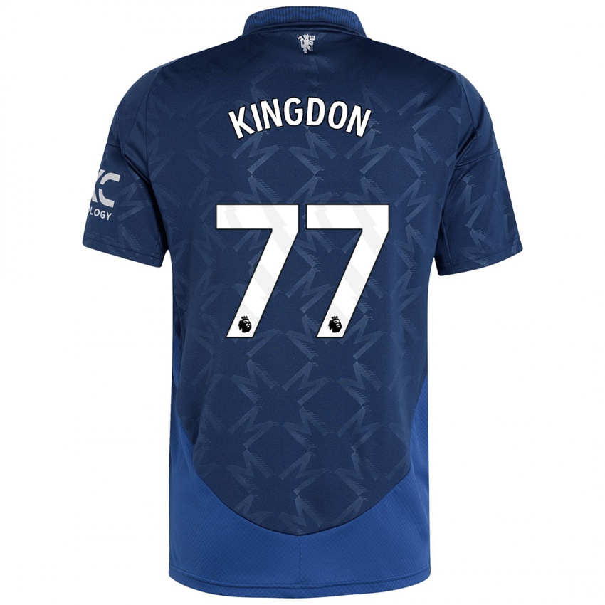 Criança Camisola Jack Kingdon #77 Índigo Alternativa 2024/25 Camisa