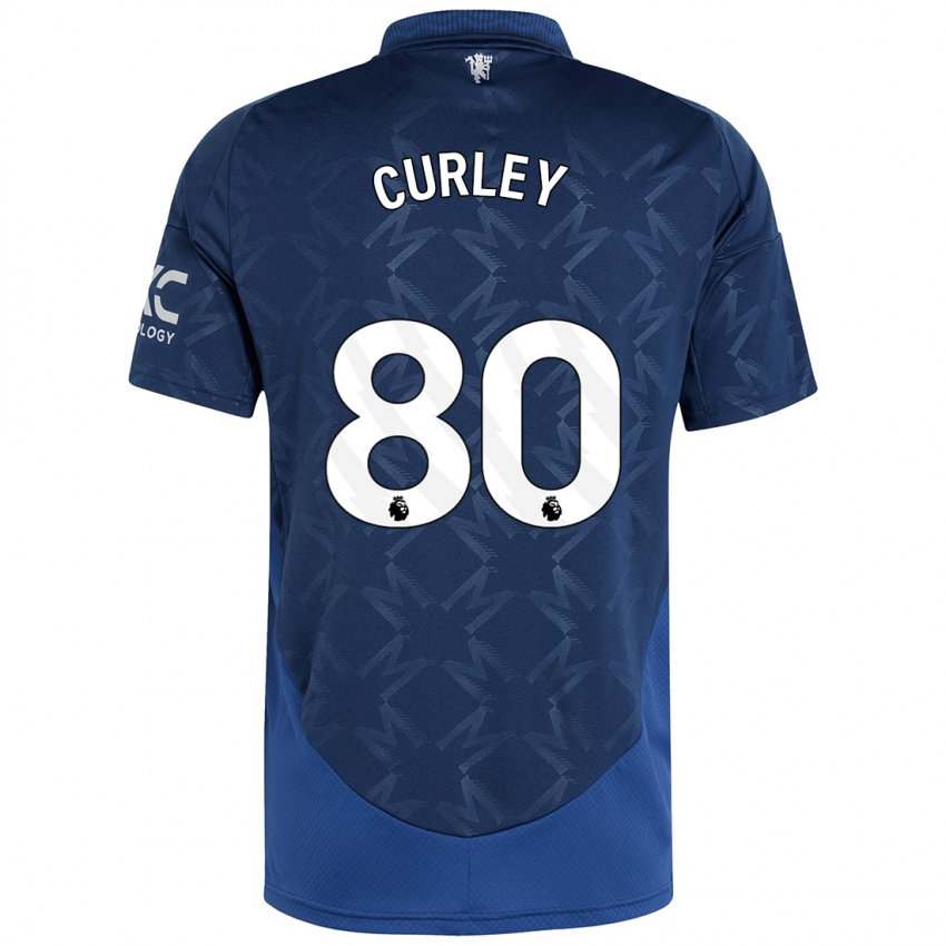 Criança Camisola Ruben Curley #80 Índigo Alternativa 2024/25 Camisa