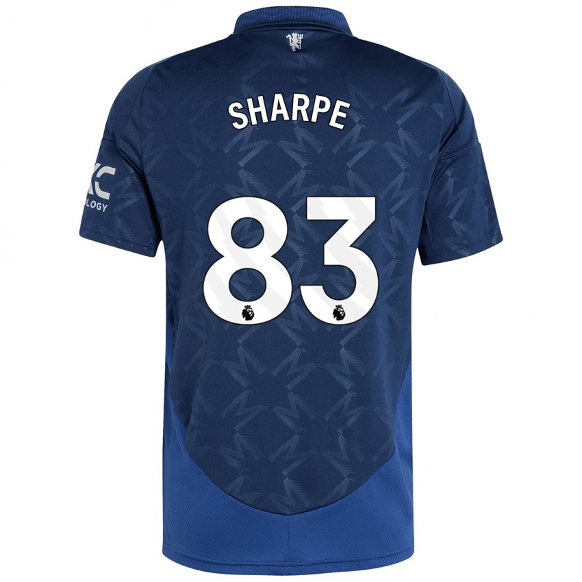 Criança Camisola Malachi Sharpe #83 Índigo Alternativa 2024/25 Camisa