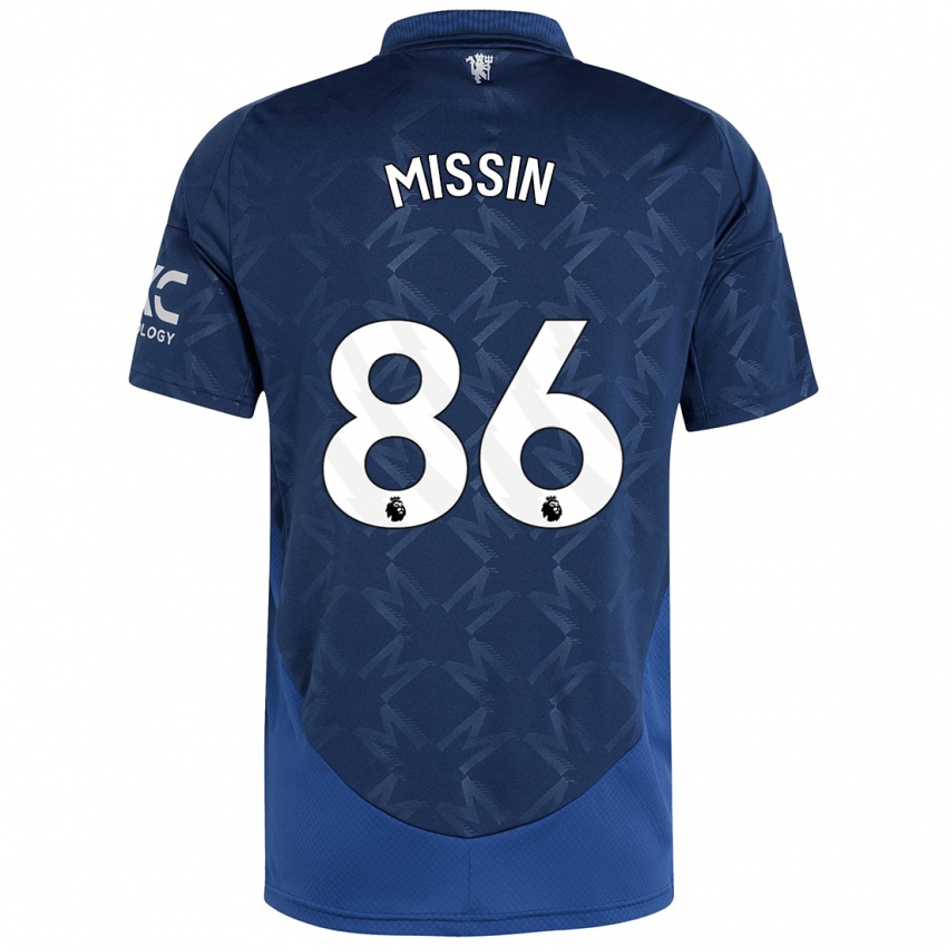 Criança Camisola Ashton Missin #86 Índigo Alternativa 2024/25 Camisa