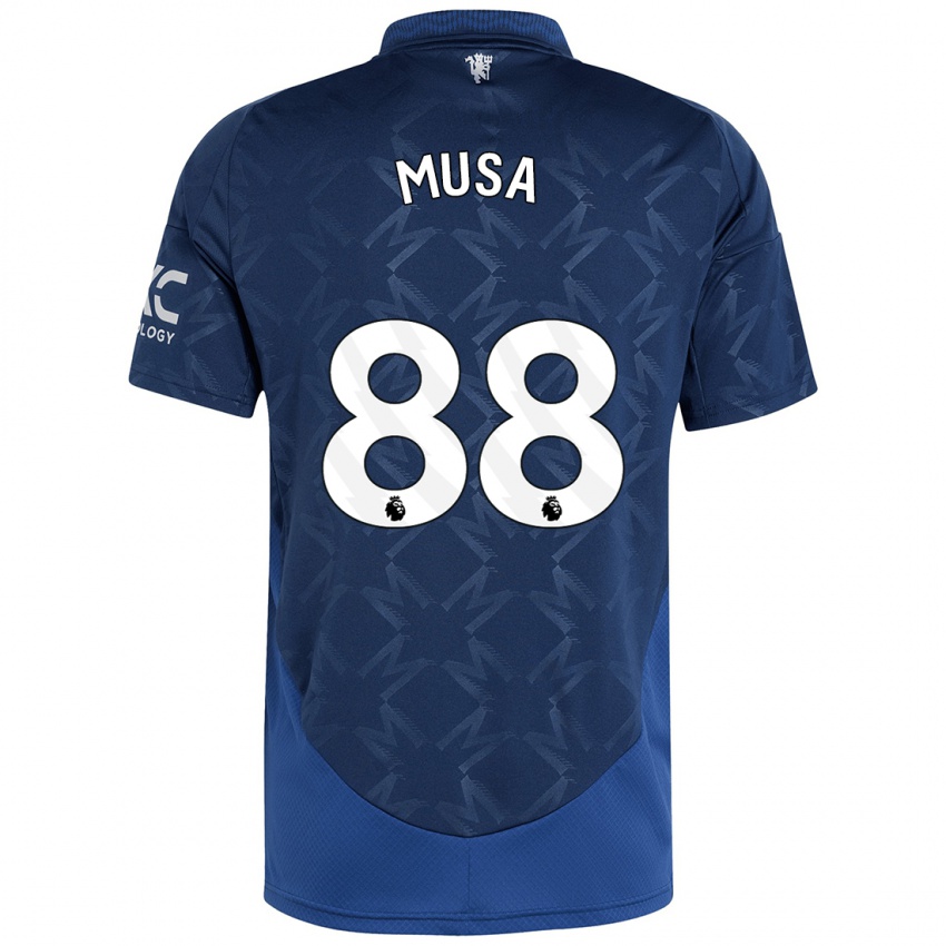 Criança Camisola Victor Musa #88 Índigo Alternativa 2024/25 Camisa