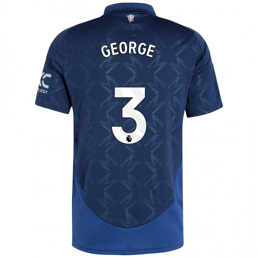 Criança Camisola Gabby George #3 Índigo Alternativa 2024/25 Camisa