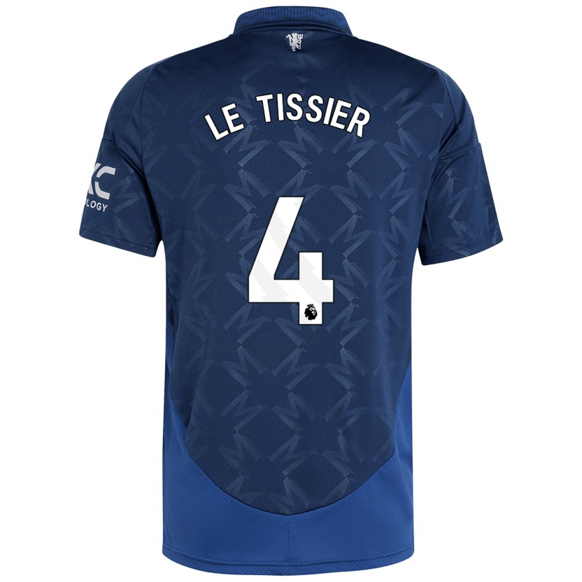 Criança Camisola Maya Le Tissier #4 Índigo Alternativa 2024/25 Camisa