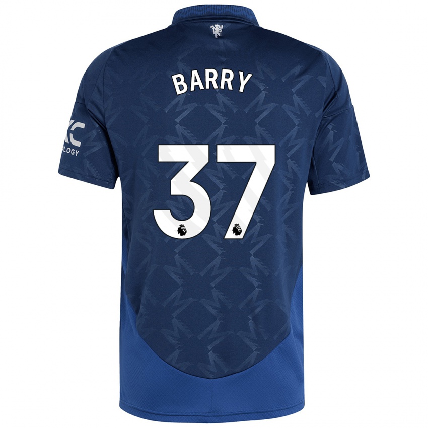 Criança Camisola Keira Barry #37 Índigo Alternativa 2024/25 Camisa