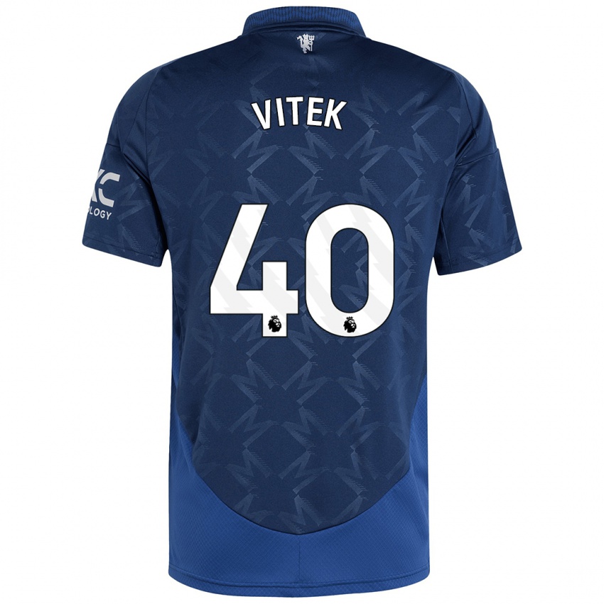 Criança Camisola Radek Vitek #40 Índigo Alternativa 2024/25 Camisa