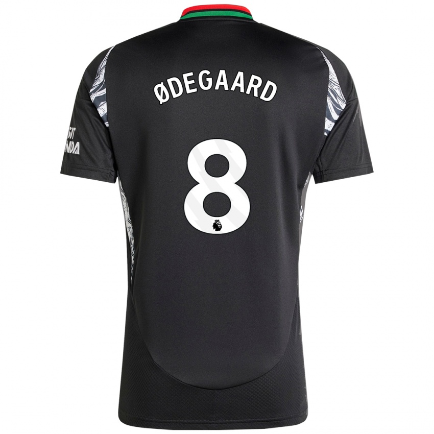 Criança Camisola Martin Odegaard #8 Preto Alternativa 2024/25 Camisa