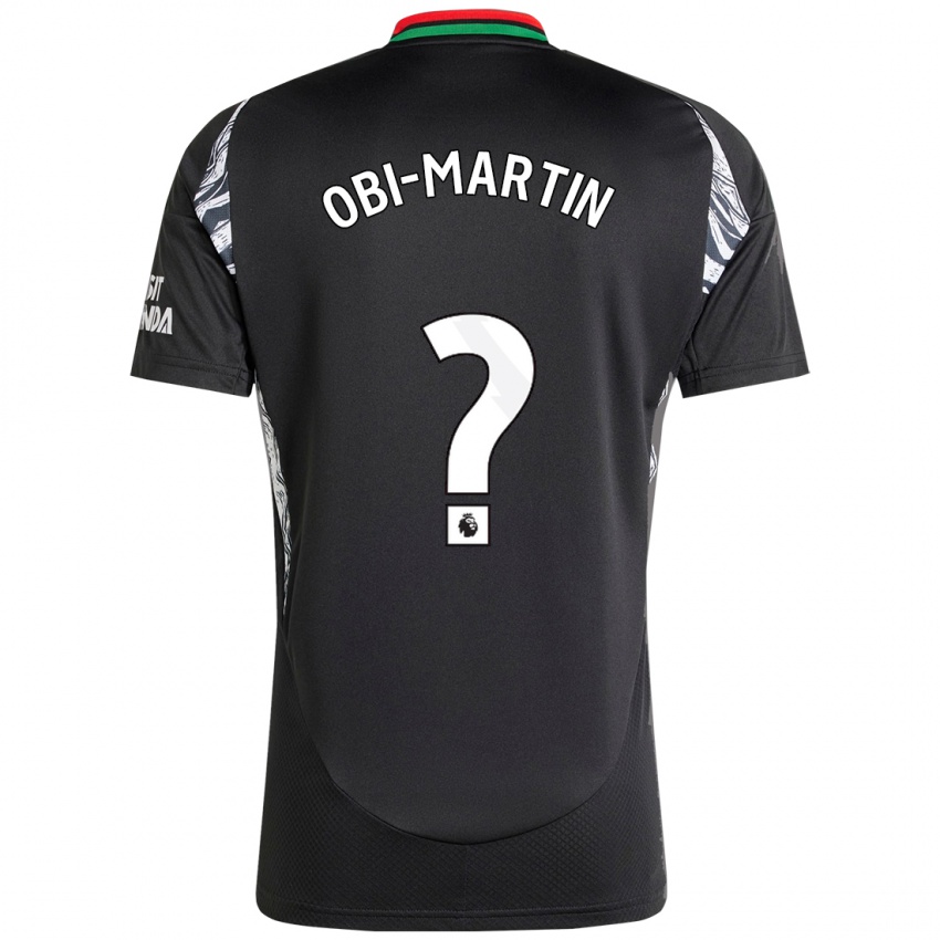 Criança Camisola Chido Obi-Martin #0 Preto Alternativa 2024/25 Camisa