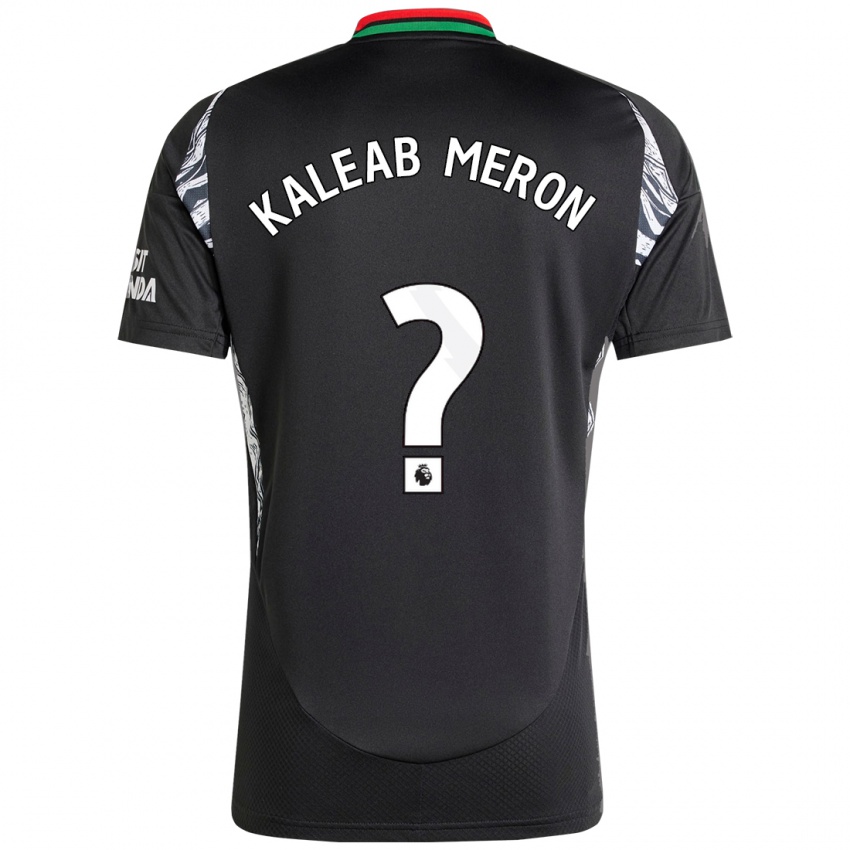 Criança Camisola Kaleab Meron #0 Preto Alternativa 2024/25 Camisa