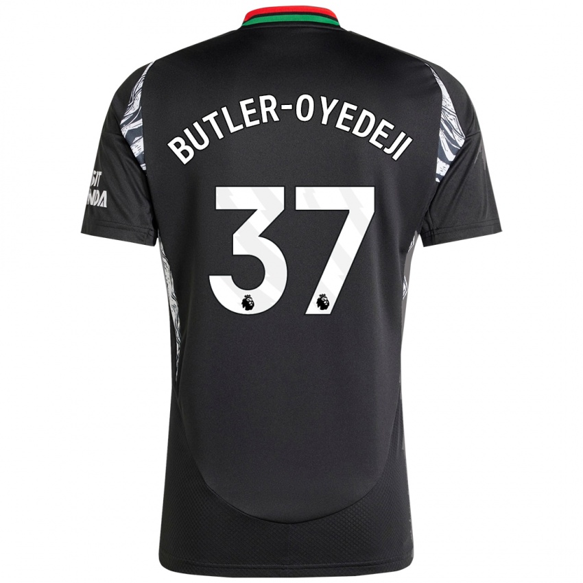 Criança Camisola Nathan Butler-Oyedeji #37 Preto Alternativa 2024/25 Camisa