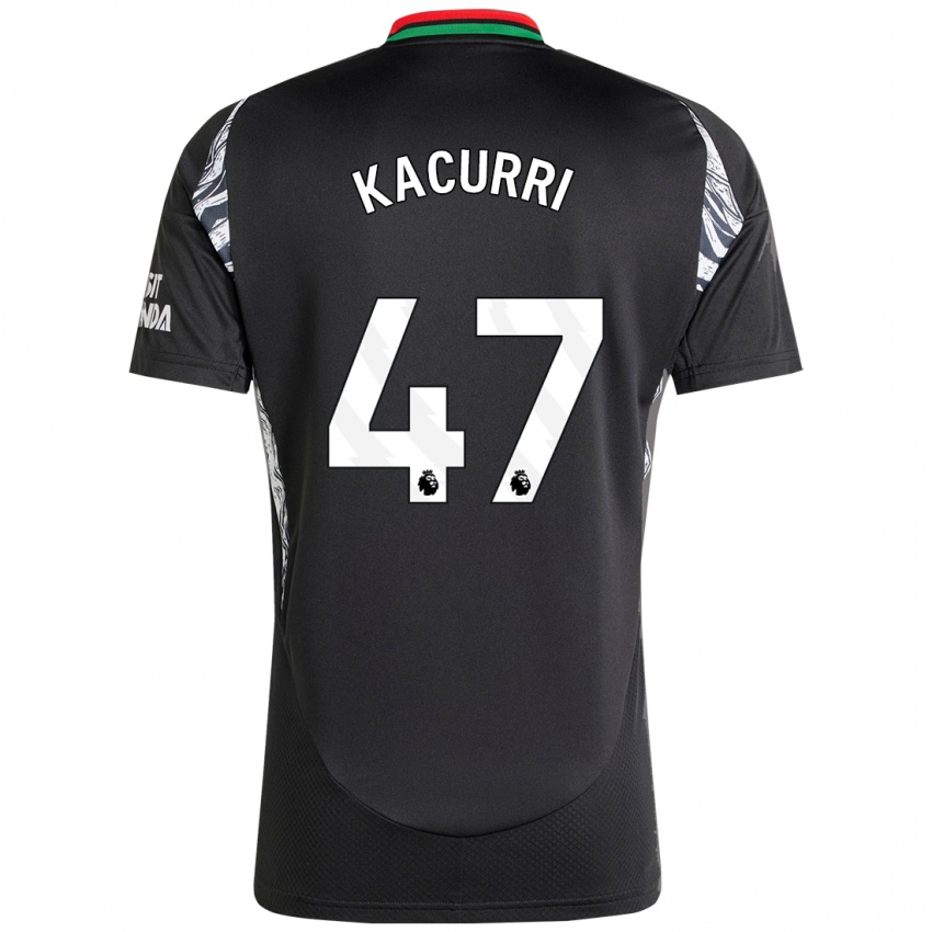 Criança Camisola Maldini Kacurri #47 Preto Alternativa 2024/25 Camisa