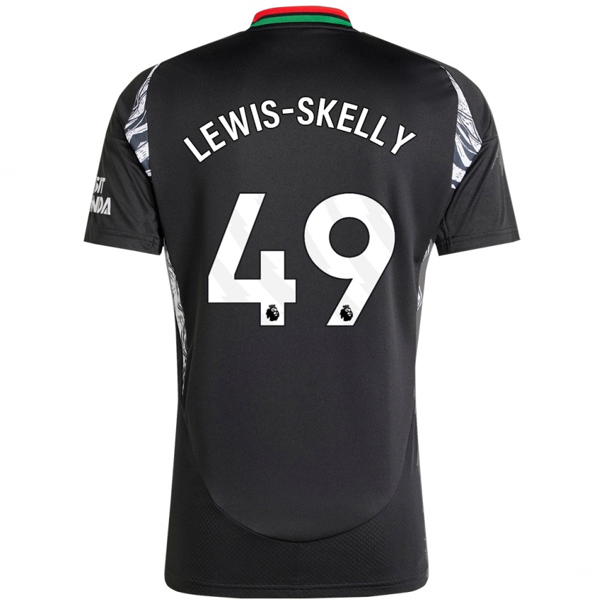 Criança Camisola Myles Lewis-Skelly #49 Preto Alternativa 2024/25 Camisa