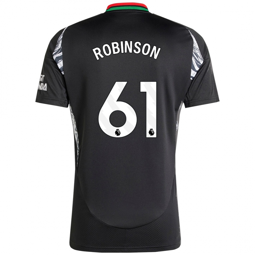 Criança Camisola Josh Robinson #61 Preto Alternativa 2024/25 Camisa