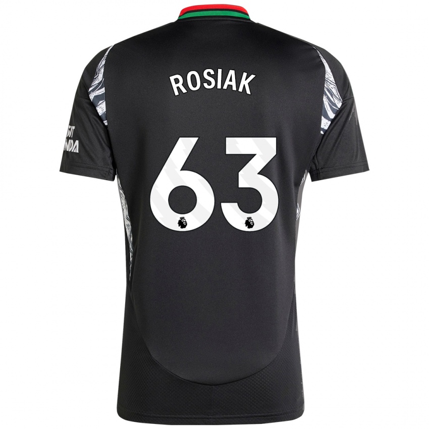 Criança Camisola Michal Rosiak #63 Preto Alternativa 2024/25 Camisa