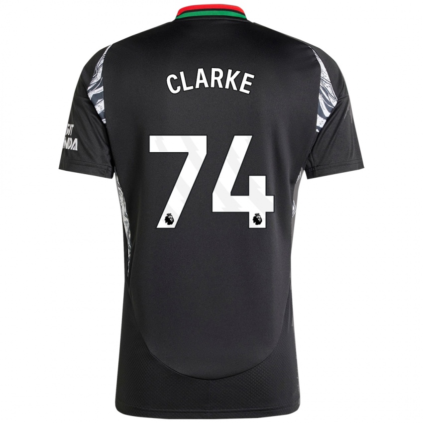 Criança Camisola Brayden Clarke #74 Preto Alternativa 2024/25 Camisa