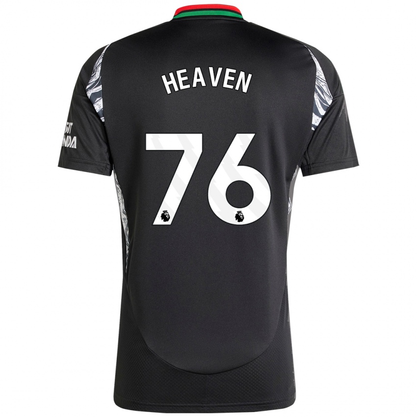 Criança Camisola Ayden Heaven #76 Preto Alternativa 2024/25 Camisa