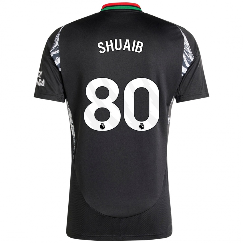 Criança Camisola Zac Shuaib #80 Preto Alternativa 2024/25 Camisa