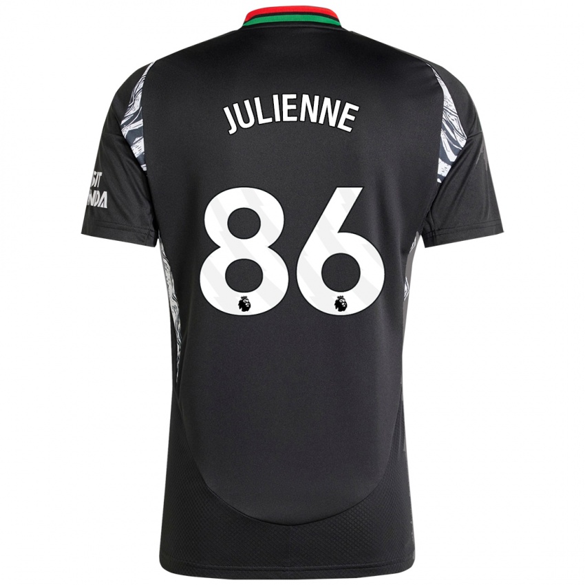 Criança Camisola Theo Julienne #86 Preto Alternativa 2024/25 Camisa