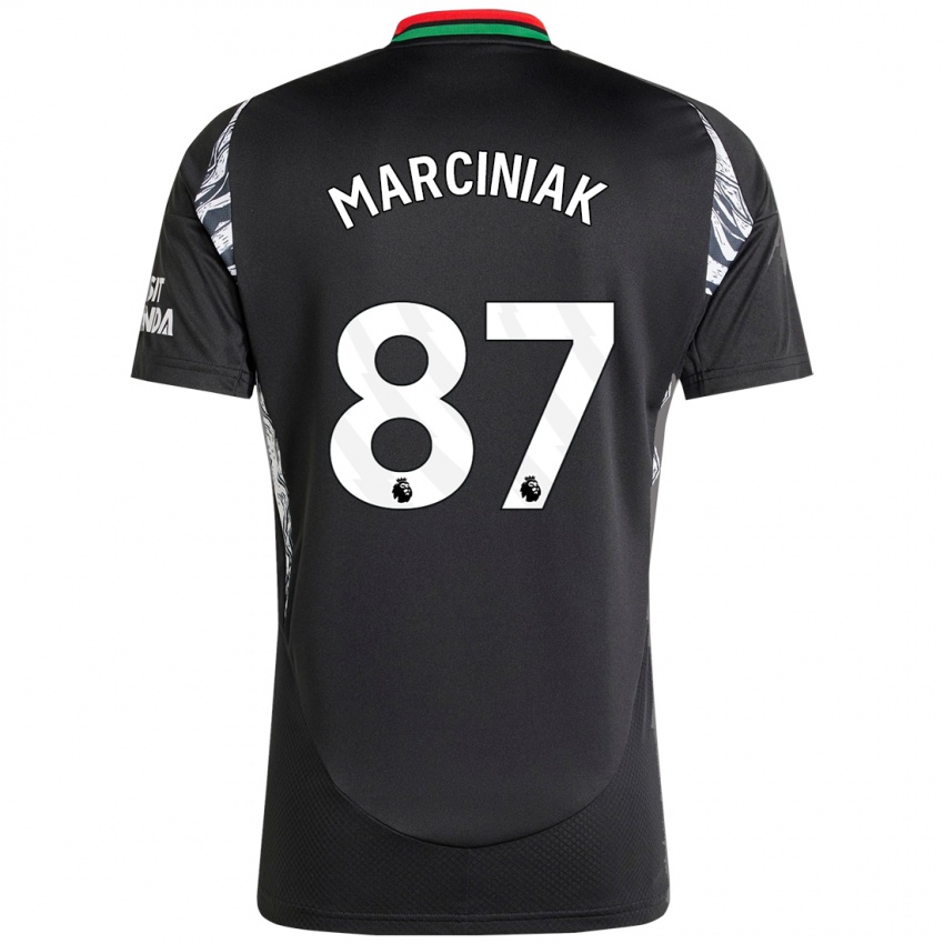 Criança Camisola Alex Marciniak #87 Preto Alternativa 2024/25 Camisa