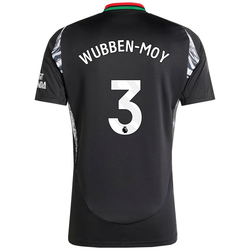 Criança Camisola Lotte Wubben-Moy #3 Preto Alternativa 2024/25 Camisa