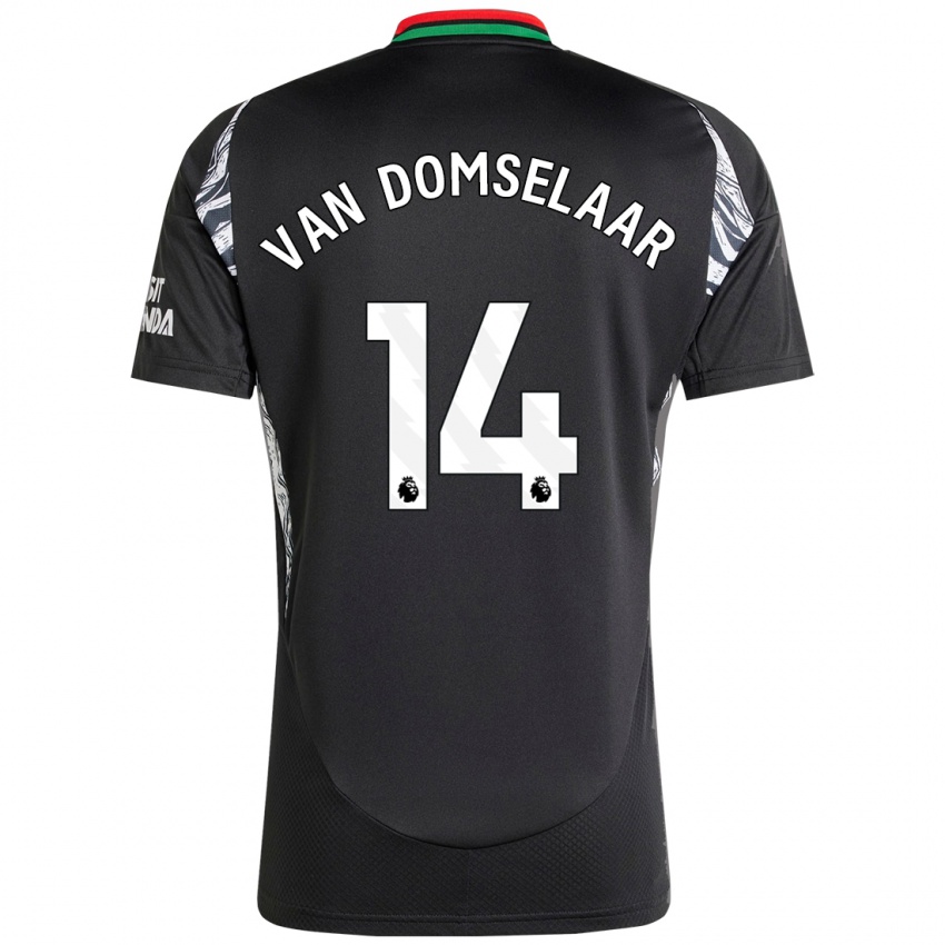 Criança Camisola Daphne Van Domselaar #14 Preto Alternativa 2024/25 Camisa