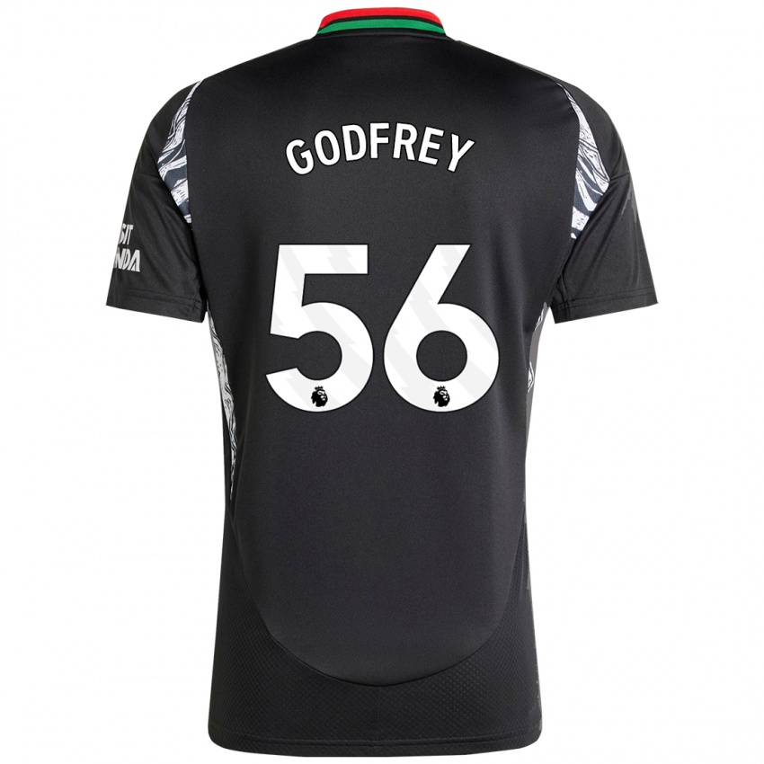 Criança Camisola Freya Godfrey #56 Preto Alternativa 2024/25 Camisa