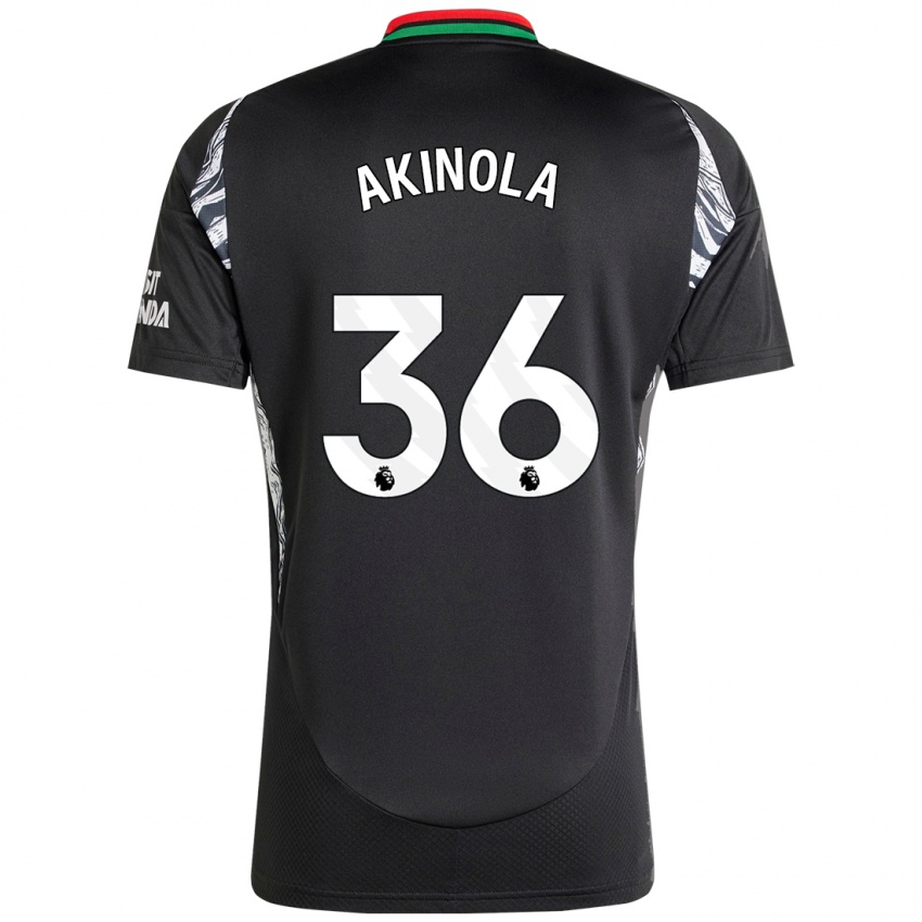 Criança Camisola Tim Akinola #36 Preto Alternativa 2024/25 Camisa