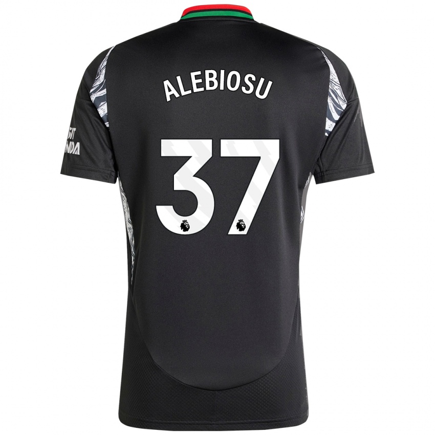 Criança Camisola Ryan Alebiosu #37 Preto Alternativa 2024/25 Camisa