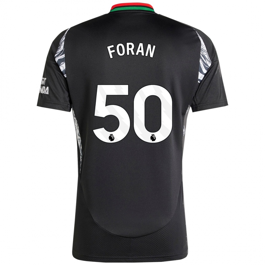 Criança Camisola Taylor Foran #50 Preto Alternativa 2024/25 Camisa