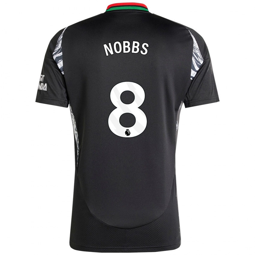 Criança Camisola Nobbs #8 Preto Alternativa 2024/25 Camisa