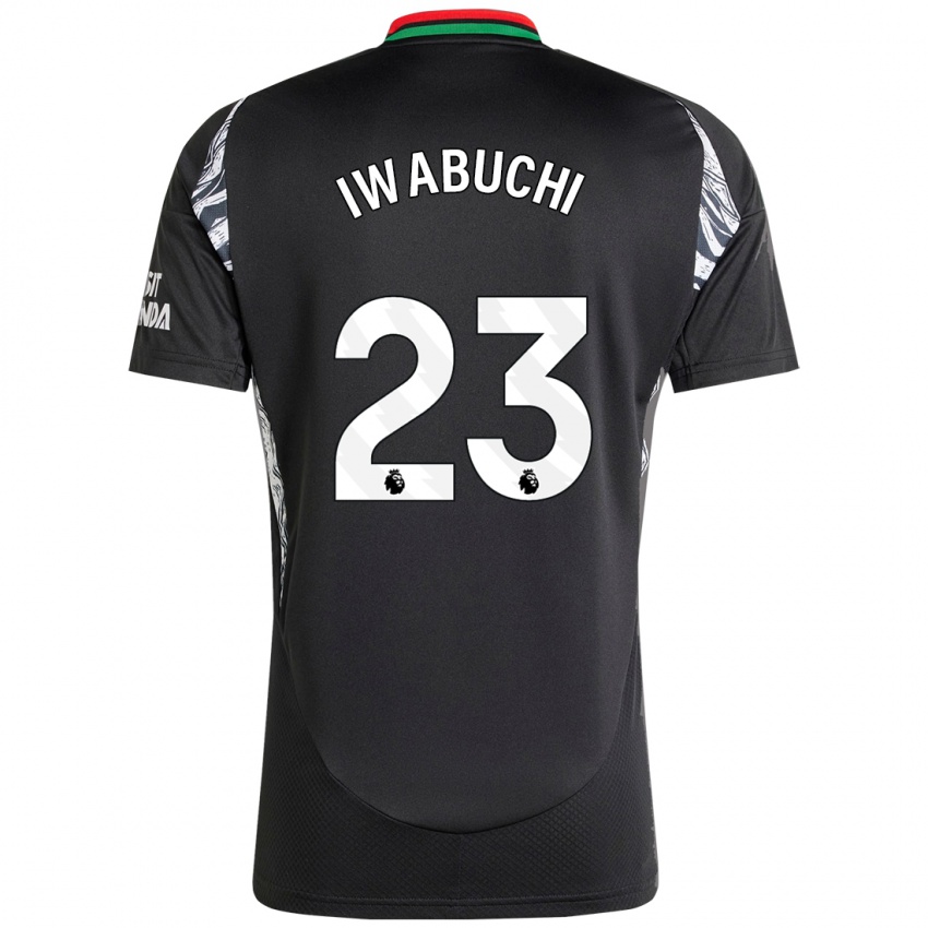 Criança Camisola Mana Iwabuchi #23 Preto Alternativa 2024/25 Camisa