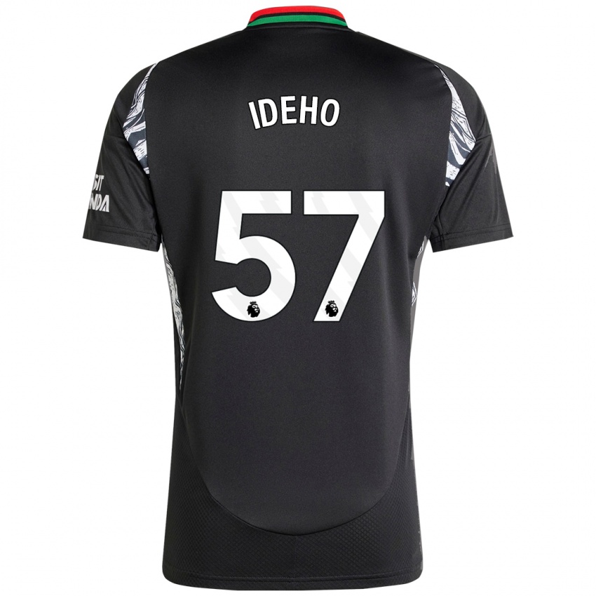 Criança Camisola Joel Ideho #57 Preto Alternativa 2024/25 Camisa