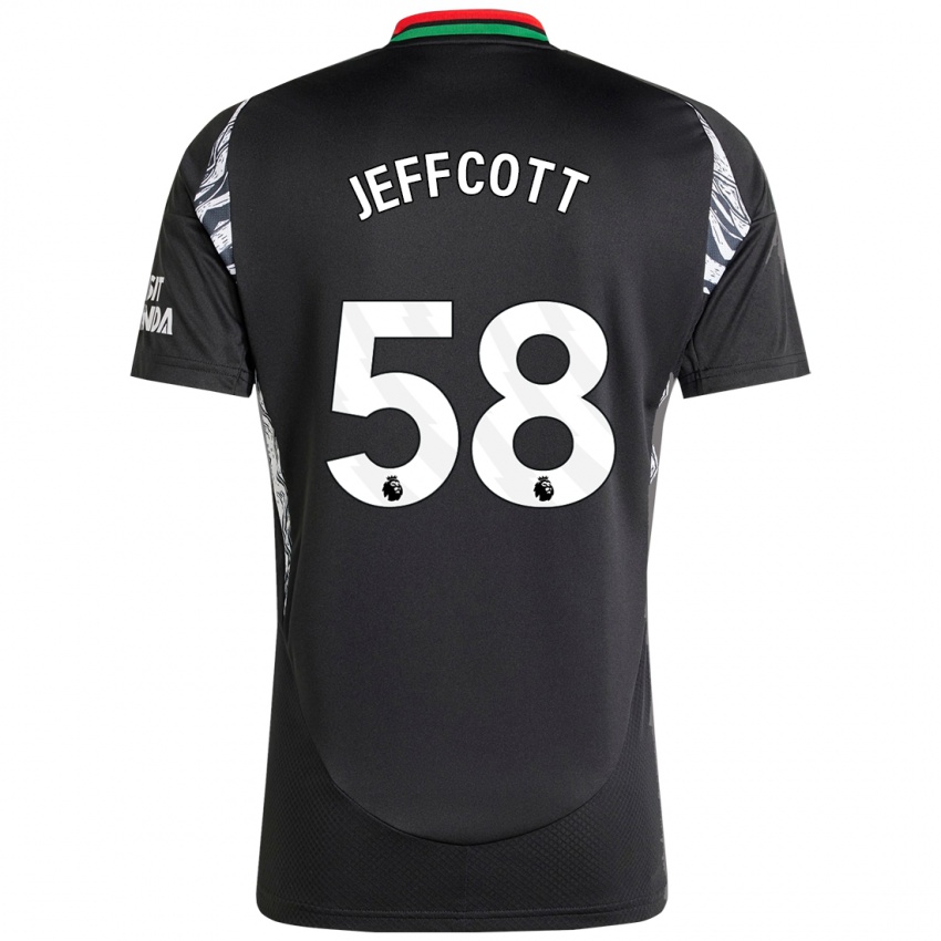 Criança Camisola Henry Jeffcott #58 Preto Alternativa 2024/25 Camisa