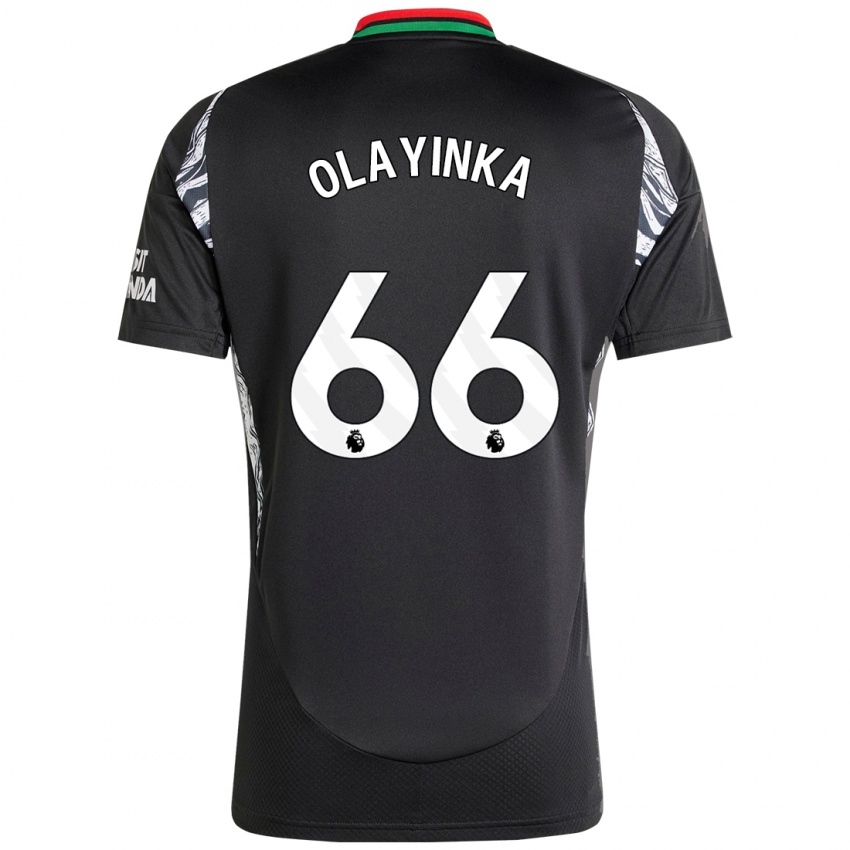 Criança Camisola James Olayinka #66 Preto Alternativa 2024/25 Camisa