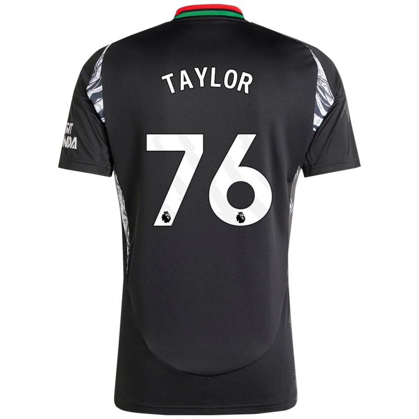 Criança Camisola Kido Taylor Hart #76 Preto Alternativa 2024/25 Camisa