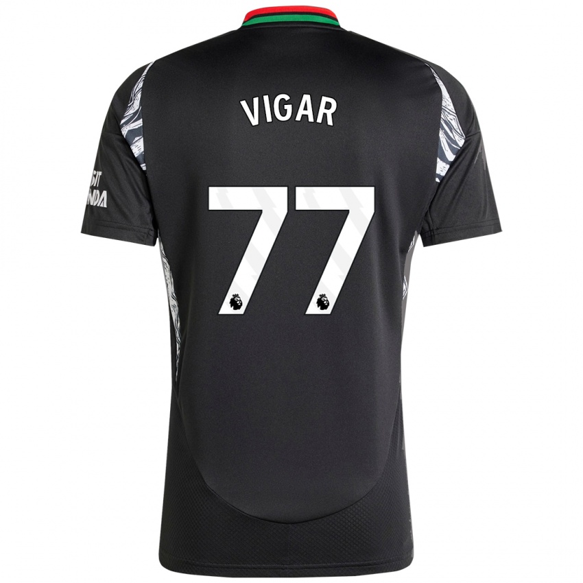 Criança Camisola Billy Vigar #77 Preto Alternativa 2024/25 Camisa