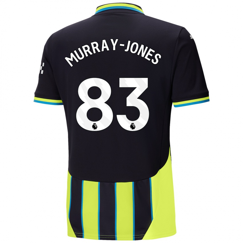 Criança Camisola George Murray-Jones #83 Azul Amarelo Alternativa 2024/25 Camisa