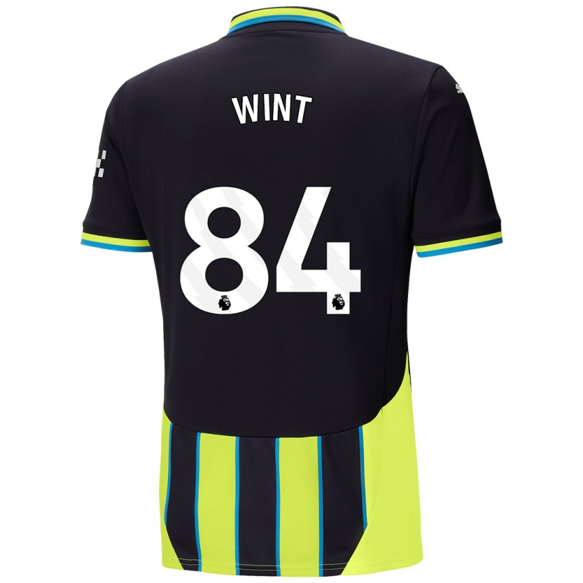 Criança Camisola Jack Wint #84 Azul Amarelo Alternativa 2024/25 Camisa