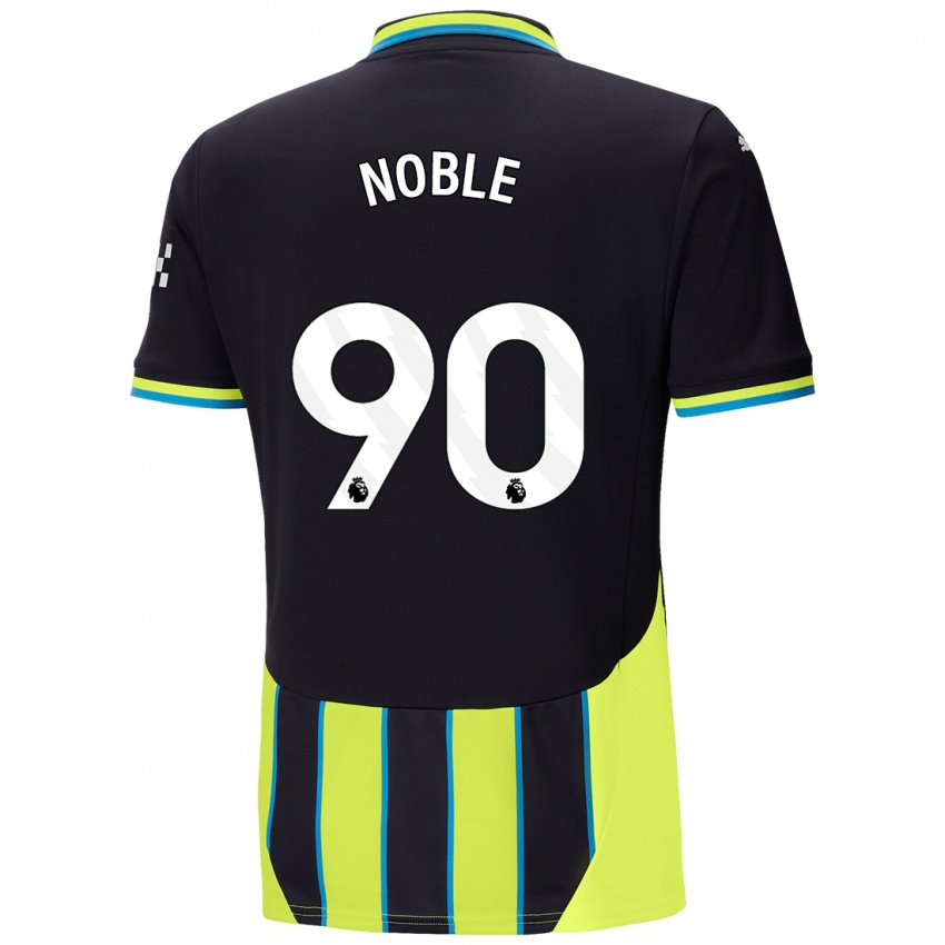 Criança Camisola Kian Noble #90 Azul Amarelo Alternativa 2024/25 Camisa