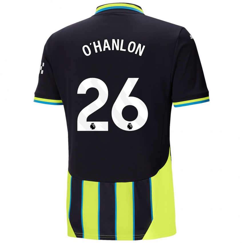 Criança Camisola Tara O'hanlon #26 Azul Amarelo Alternativa 2024/25 Camisa