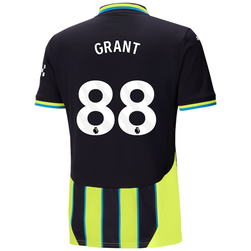 Criança Camisola True Grant #88 Azul Amarelo Alternativa 2024/25 Camisa