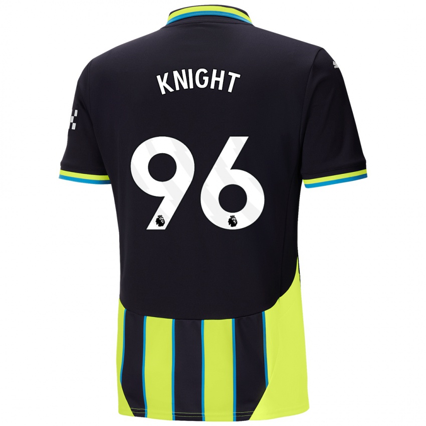 Criança Camisola Ben Knight #96 Azul Amarelo Alternativa 2024/25 Camisa